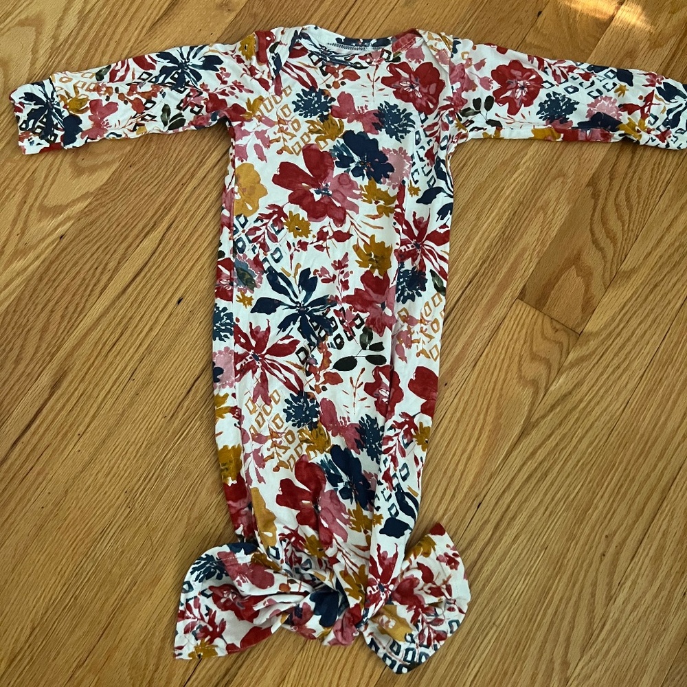 willow whistling floral gown